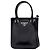 Prada Triangle Logo Small Bürstenleder Tote Bag Schwarz