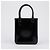 Prada Triangle Logo Small Bürstenleder Tote Bag Schwarz - Ansicht 3