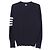 Thom Browne Cardigan mit diagonalen Streifen Blau - Ansicht 2