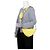 Prada Borsa Bandoliera Triangle in Rafia Gialla Giallo - vista 13