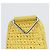 Prada Borsa Bandoliera Triangle in Rafia Gialla Giallo - vista 9