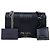 Prada Borsa a tracolla Diagram in pelle di vitello morbida nera