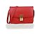 Céline Borsa a tracolla Classic Box in pelle rossa taglia Medium Rosso