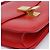 Céline Borsa a tracolla Classic Box in pelle rossa taglia Medium Rosso - vista 8