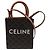Céline Verticaler Mini Cabas Tote Schultertasche Braun