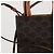 Céline Verticaler Mini Cabas Tote Schultertasche Braun - Ansicht 4