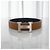 Hermès Buckle Reversible Black Gold Silver Matte Men's Leather Belt - view 7