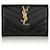Saint Laurent Tarjetero Monogram Negro
