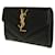 Saint Laurent Tarjetero Monogram Negro - vista 2