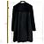 Abito nero girocollo da donna Moncler - vista 2