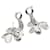 Van Cleef & Arpels Frivole Small Diamond Earrings Silvery  - view 3