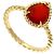 Boucheron Serpent Bohème Small Karneol-Ring Golden