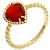 Boucheron Serpent Bohème Small Karneol-Ring Golden - Ansicht 2