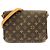Louis Vuitton Monogram Musette Tango Schultertasche Braun Monogramm