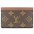 Tarjetero Monogram Louis Vuitton Castaño Monograma