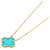 Collier Vintage Alhambra en turquoise Van Cleef & Arpels  - vue 1