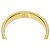 Anello Gucci Icon #9 in oro giallo 18K - vista 5