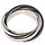 Cartier Trinity Ring aus schwarzer Keramik - Ansicht 3