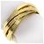 Set di 5 anelli Gucci in oro giallo 18K - vista 2