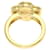 Van Cleef & Arpels Vintage Alhambra Diamond Shell Ring Golden  - view 4
