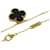 Van Cleef & Arpels Vintage Alhambra Onyx Necklace Golden  - view 2