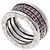 Bulgari Bvlgari B-zero1 4-Band Ring Granat Silber