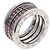 Bulgari Bvlgari B-zero1 4-Band Ring Granat Silber - Ansicht 2
