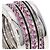 Bulgari Bvlgari B-zero1 4-Band Ring Granat Silber - Ansicht 6