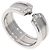 Anello Cartier C2 SM in diamante e oro bianco 18K