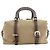 Borsa a mano in tela con logo Prada per donna Marrone - vista 2