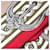 Hermès Foulard in seta Twilly Hermes Marrone Rosso  - vista 4