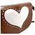 Borsa a tracolla Loewe Gate Dual Mini Heart Motif Marrone - vista 10