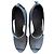 Gucci Clemence Sandali Zeppa Pelle Grigia Grigio - vista 5