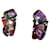 Schiaparelli Clip Aurora Borealis Rosso D'oro Porpora Metallico