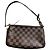 Louis Vuitton Pochette Damier Ebene Marrone