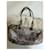 Borsa Prada in pelle marrone e shearling  - vista 2