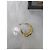 Orecchini a cerchio Saint Laurent color oro D'oro - vista 4