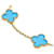Van Cleef & Arpels Vintage Alhambra Blue Agate Charm Bracelet  - view 2