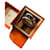 Hermès Black Leather Bracelet with Steel Clasp  - view 1
