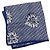 Sciarpa in seta Christian Dior Blu navy - vista 2