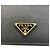 Cartera bi-fold Saffiano de Prada en negro - vista 8