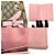 Porta-passaporte Gucci Papagallo GG Canvas Rosa Bege - vista 4