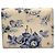 Prada Saffiano Leather Flower Print Triangle Bi-fold Wallet Beige Purple - view 2