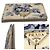 Prada Saffiano Leather Flower Print Triangle Bi-fold Wallet Beige Purple - view 4