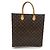 Louis Vuitton Sac Plat Monogram Tote Bag Marrone - vista 2