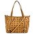 Borsa Tote MCM Logo in pelle marrone