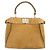Borsa a mano 2-Way Fendi Peekaboo Selleria Marrone - vista 2