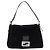 Borsa a Spalla FENDI Mamma Baguette Velluto Nero Argento Auth yk20633SAM - vista 13