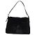 Borsa a Spalla FENDI Mamma Baguette Velluto Nero Argento Auth yk20633SAM - vista 2