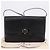 Bolsa de Ombro GUCCI em Couro Preto e Ouro Auth BA14311 Dourado - vista 12